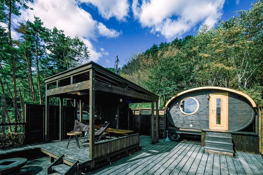 Private Glamping Tents Surrounded by Magical Scenery